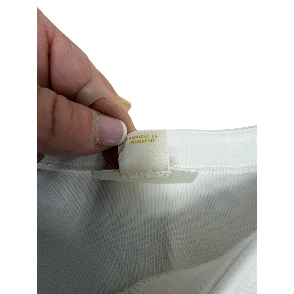 "Maeve" Anthropologie L Tie Back Ponte Pullover Lantern Puff‎ Sleeve Cropped Bow - Picture 7 of 13